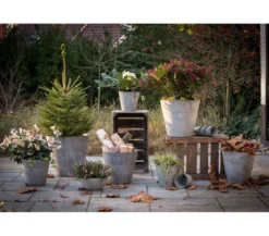 Artstone Kunststoff-Blumentopf Claire, rund