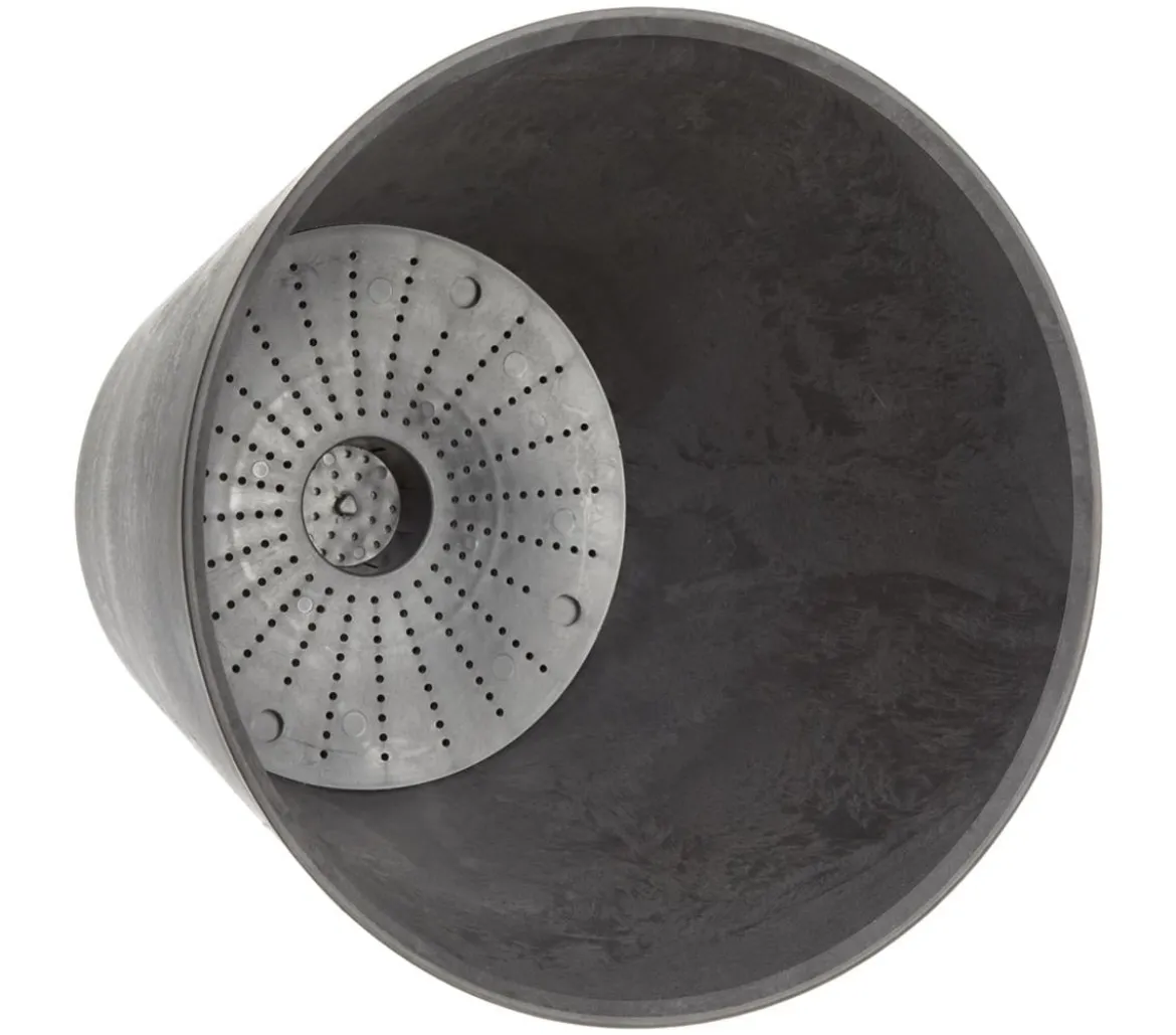 Artstone Kunststoff-Blumentopf Claire, rund