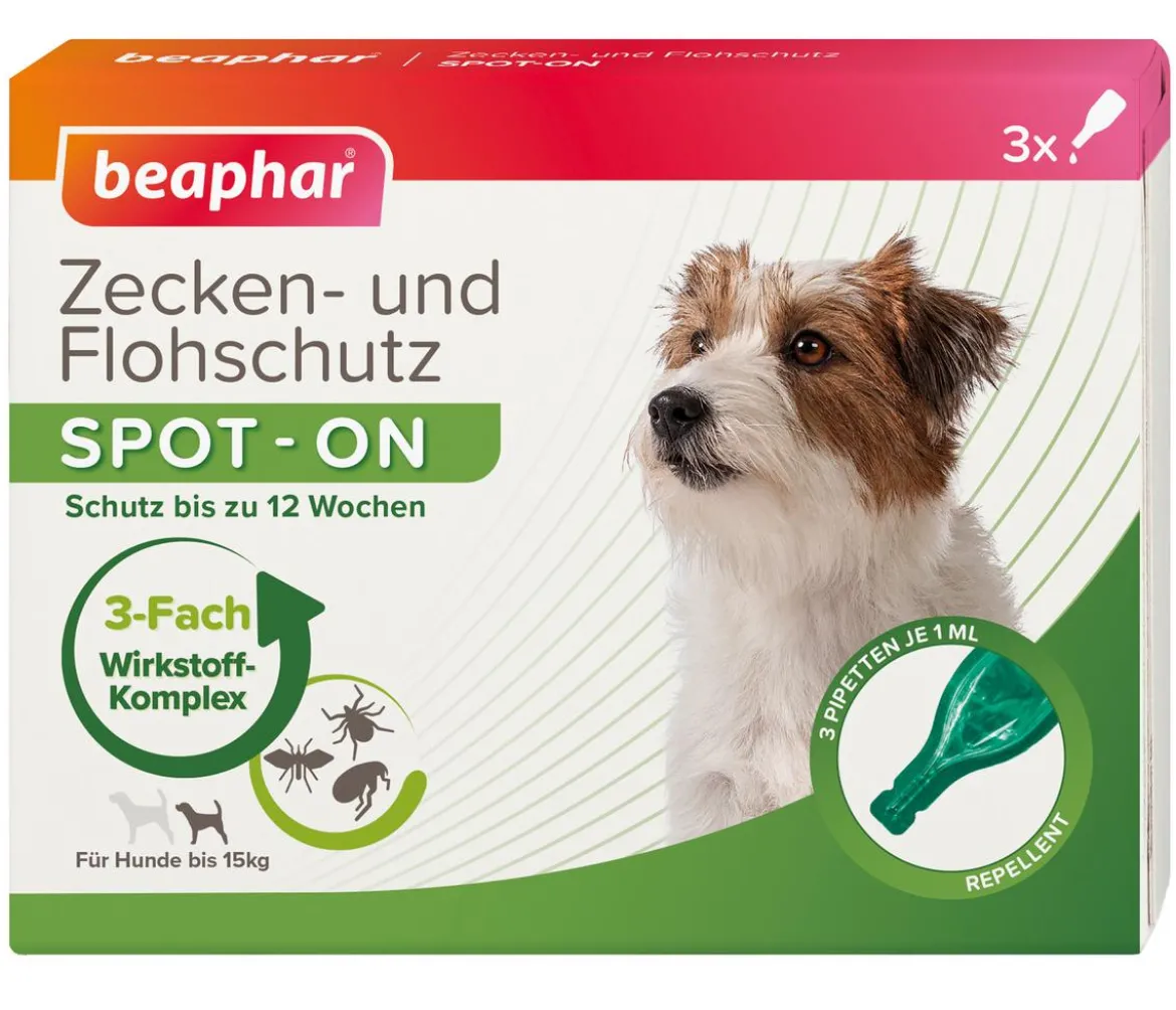 beaphar Spot On für kleine Hunde, 3x1 ml