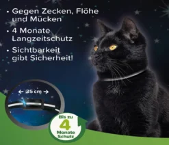 beaphar Zecken- und Flohschutzband für Katzen, 35 cm