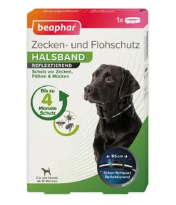 beaphar Zecken- und Flohschutzband für Hunde, 65 cm