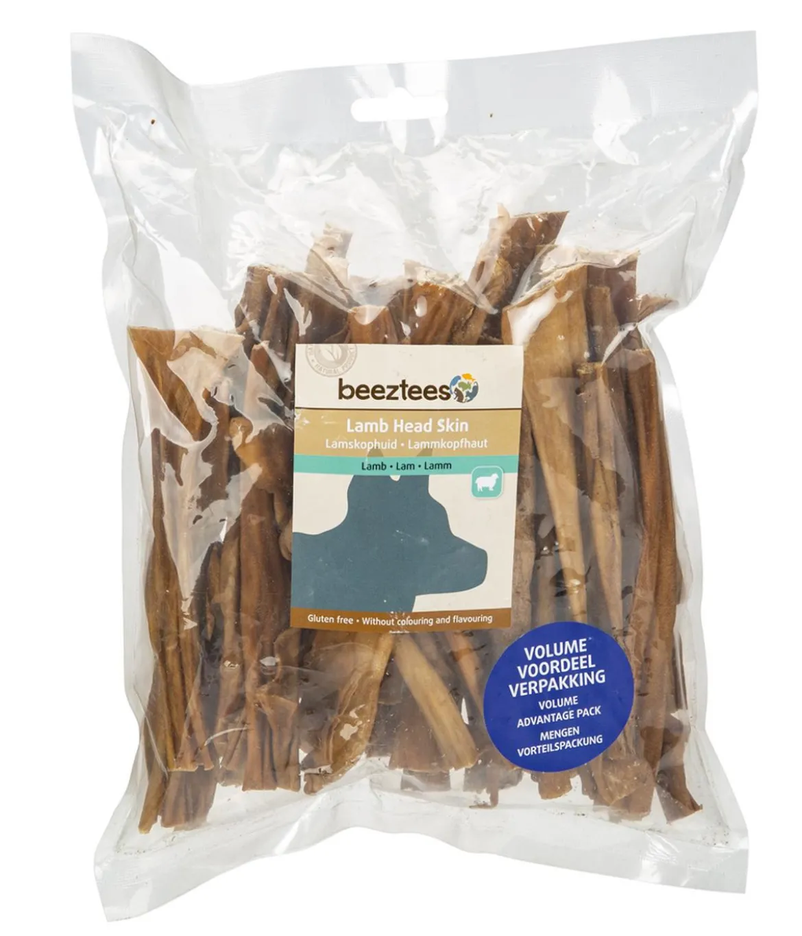 beeztees Hundesnack Lammkopfhaut
