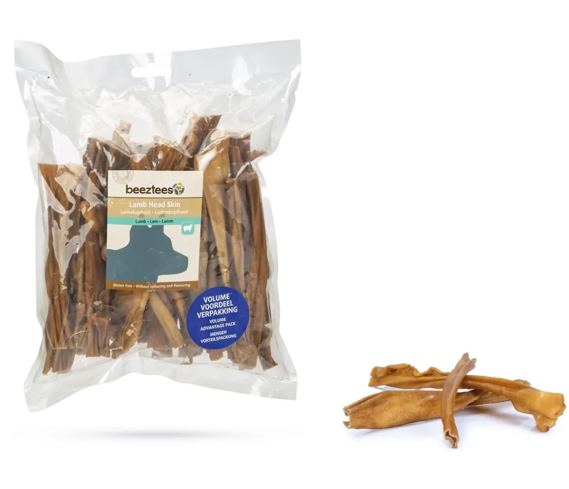 beeztees Hundesnack Lammkopfhaut