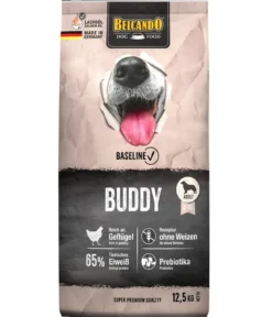 BELCANDO® Trockenfutter für Hunde Baseline Buddy, Adult, Geflügel, 12,5 kg