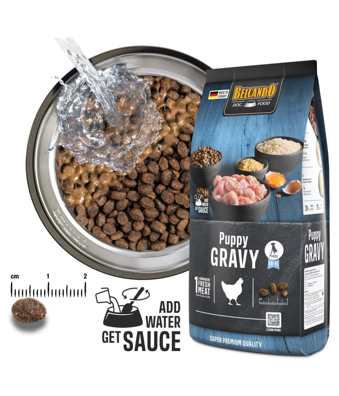 BELCANDO® Trockenfutter für Hunde Puppy Gravy