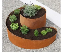 bellissa Kräuterspirale Corten, ca. B140/H80/T130 cm