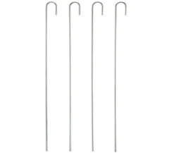 bellissa Metall-Bodenanker für Rankhilfen, 40 cm