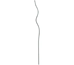 bellissa Metall-Spiralpflanzstab, grün, 75 cm