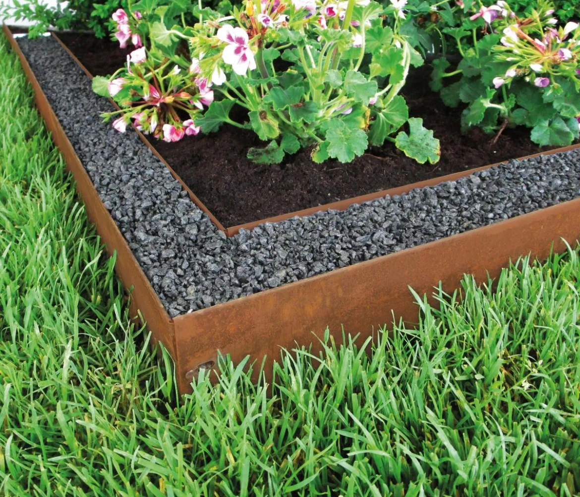 bellissa Rasenkante Corten, ca. B118/H13 cm
