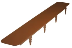bellissa Rasenkante Corten für Mähroboter, 2er-Set