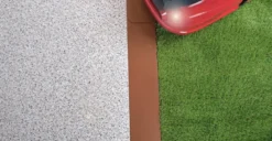 bellissa Rasenkante Corten für Mähroboter, 2er-Set