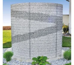 bellissa Schneckendusche/Umkleide Gabione, 230 x 180 x 210 cm