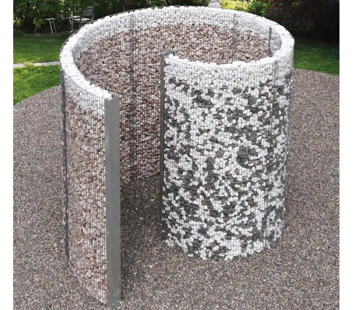 bellissa Schneckendusche/Umkleide Gabione, 230 x 180 x 210 cm