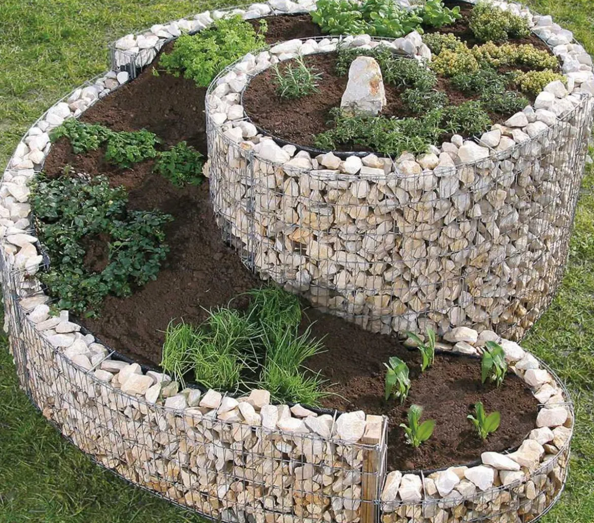 bellissa Stahl Kräuterspirale, groß