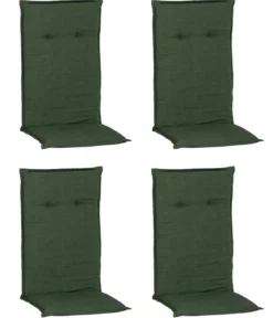 beo Hochlehnerauflage, dunkelgrün, 4er-Set