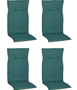 beo Hochlehnerauflage, petrol, 4er-Set