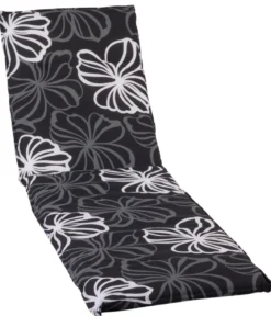 beo Liegenauflage, schwarz/weiß, ca. B60/H6/T193 cm