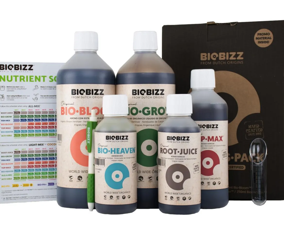 BioBizz® Flüssigdünger Starter-Set inkl. Messhilfe, 5-teilig