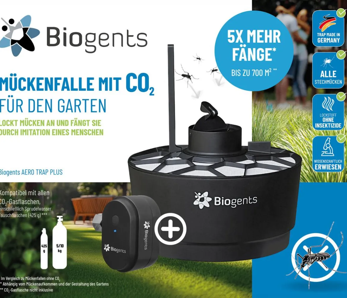 Biogents Mückenfalle AERO TRAP PLUS, 1 Stk.