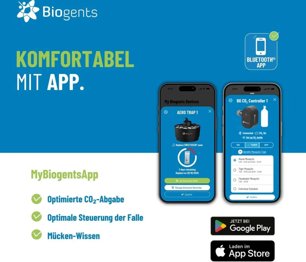 Biogents Mückenfalle AERO TRAP PLUS, 1 Stk.