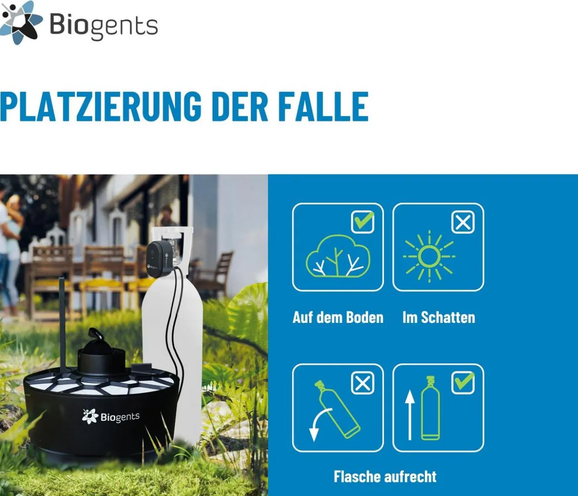 Biogents Mückenfalle AERO TRAP PLUS, 1 Stk.