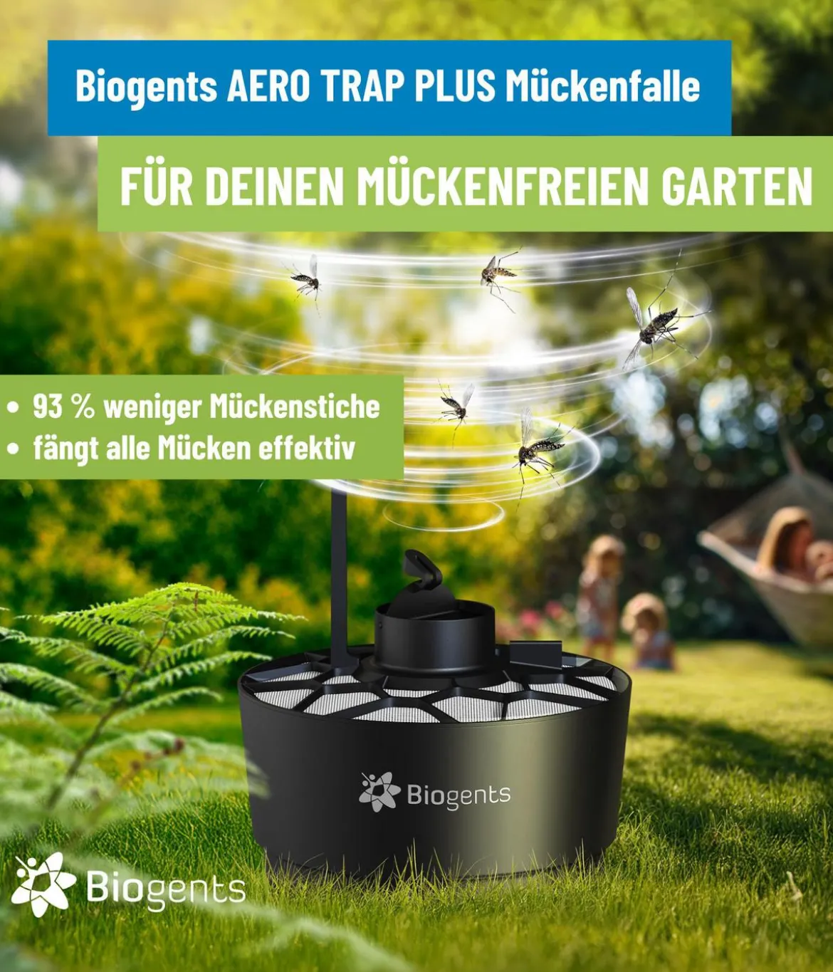 Biogents Mückenfalle AERO TRAP PLUS, 1 Stk.