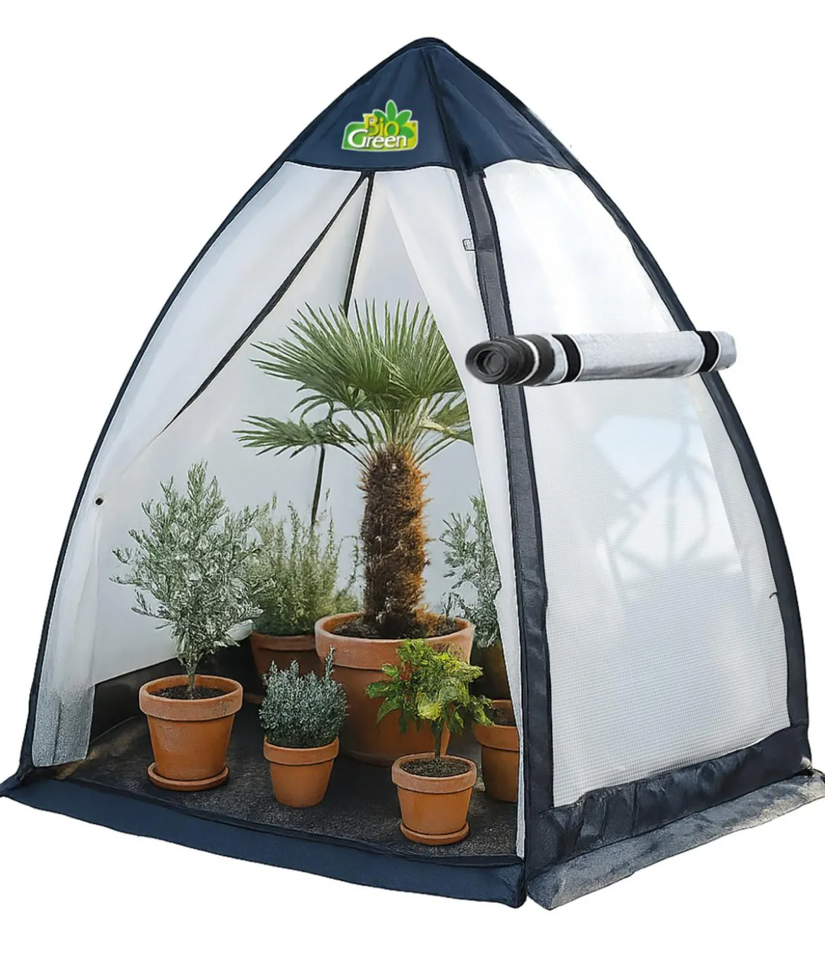 Bio Green Überwinterungszelt Tropical Island, grau/transparent