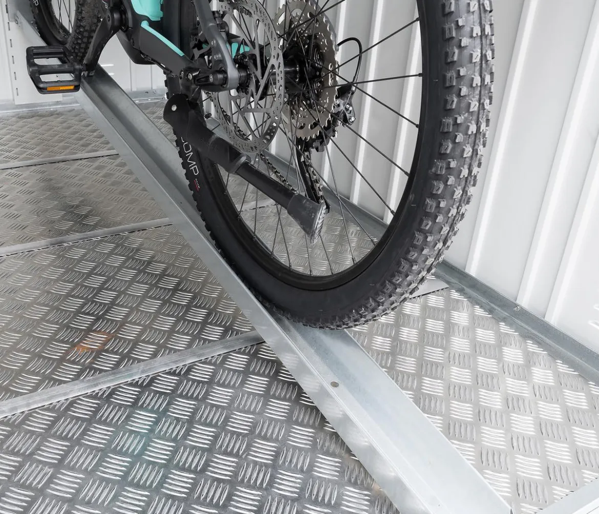 Biohort Fahrradschiene MiniGarage L, ca. B17,9/H139,5/T199,9 cm