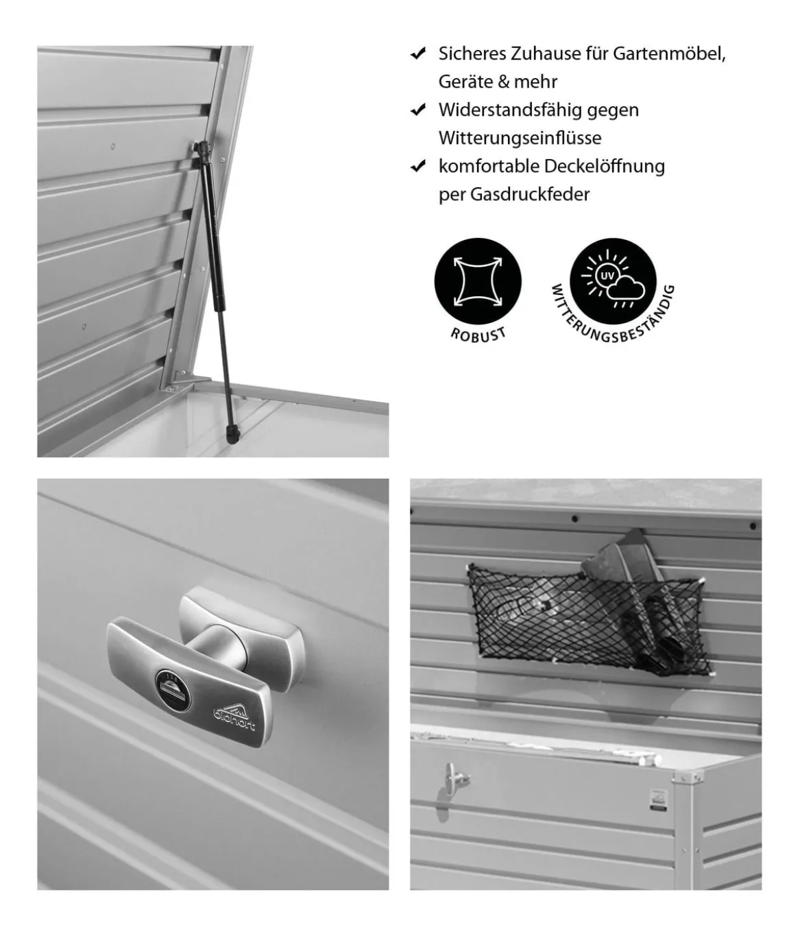 Biohort FreizeitBox 130, ca. B134/H71/T62 cm