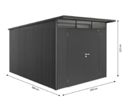Biohort Gerätehaus AvantGarde® A8, ca. B260/H222/T380 cm
