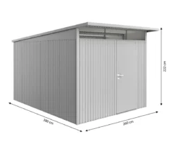 Biohort Gerätehaus AvantGarde® A8, ca. B260/H222/T380 cm