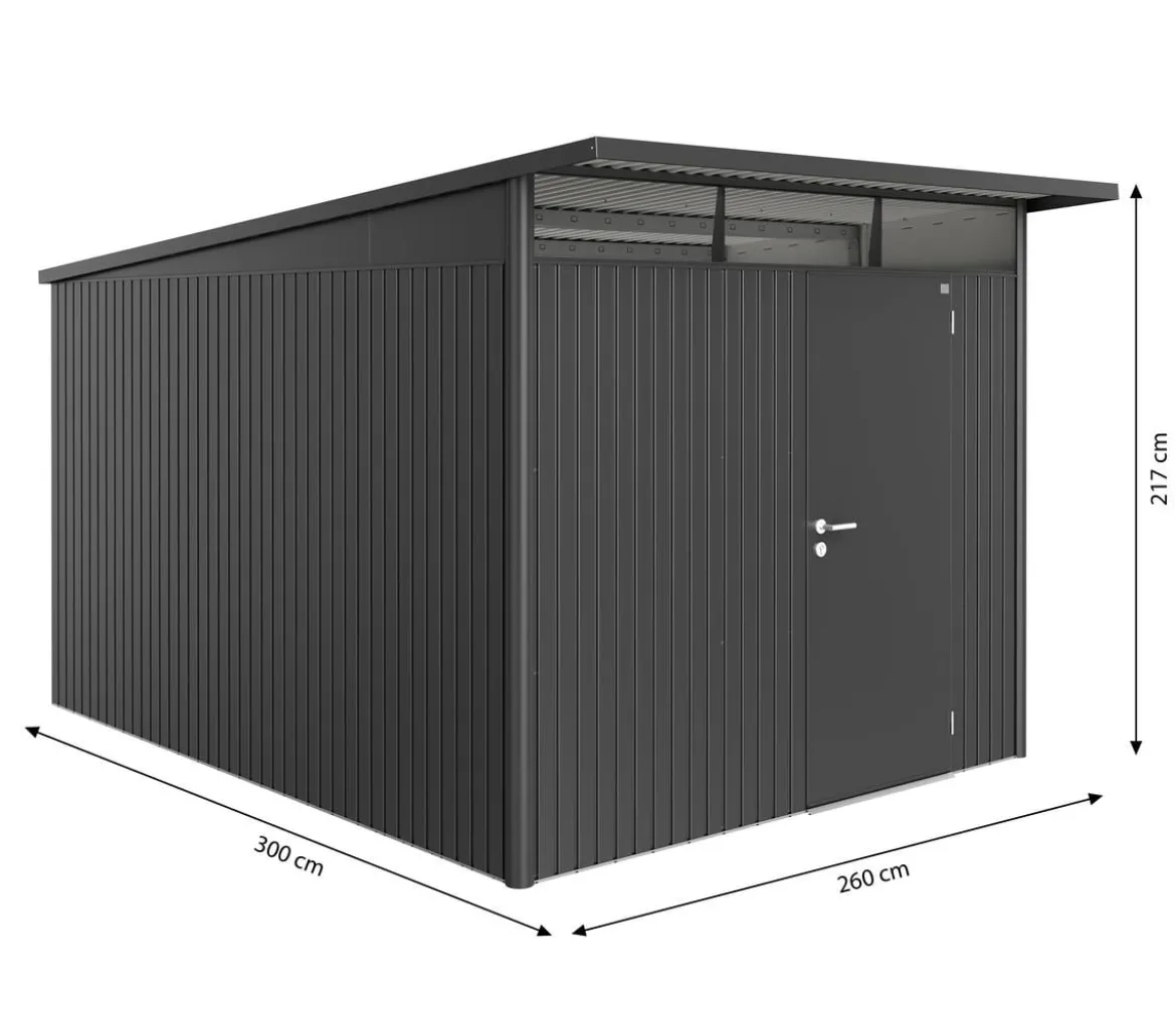 Biohort Gerätehaus AvantGarde® A8, ca. B260/H222/T380 cm