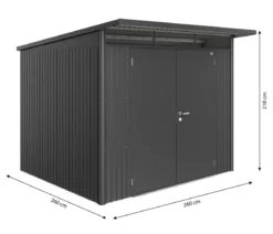 Biohort Gerätehaus AvantGarde® Gr. A6, ca. B260/H218/T260 cm