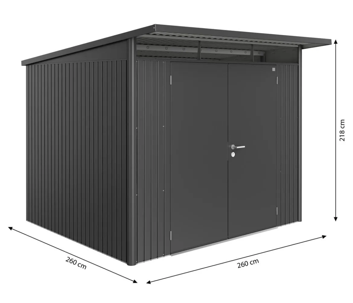 Biohort Gerätehaus AvantGarde® Gr. A6, ca. B260/H218/T260 cm