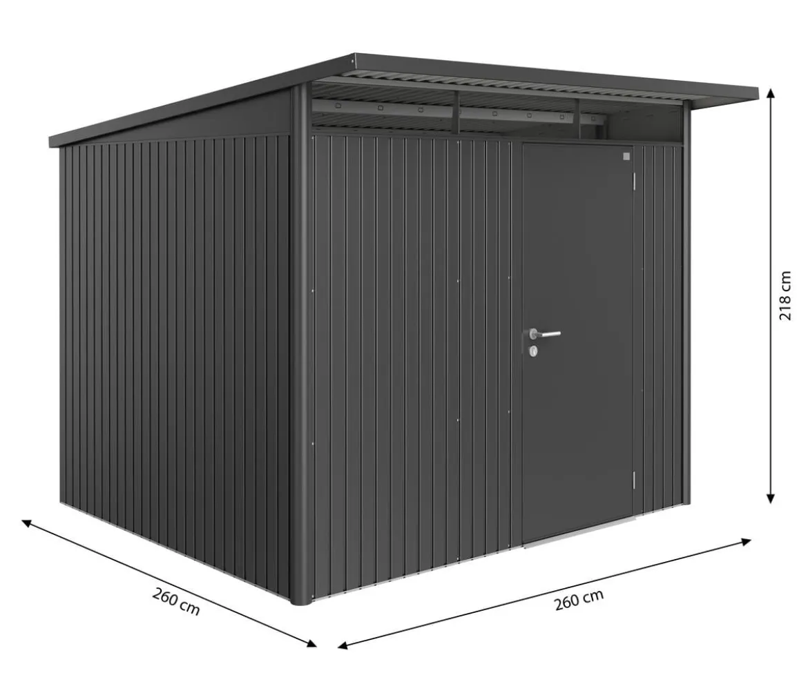 Biohort Gerätehaus AvantGarde® Gr. A6, ca. B260/H218/T260 cm