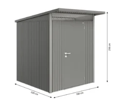 Biohort Gerätehaus AvantGarde® A1, ca. B180/H250/T220 cm