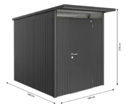 Biohort Gerätehaus AvantGarde® Gr. A2, ca. B180/H218/T260 cm