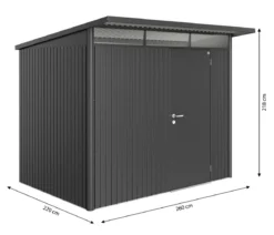 Biohort Gerätehaus AvantGarde® A5, ca. B260/H218/T220 cm