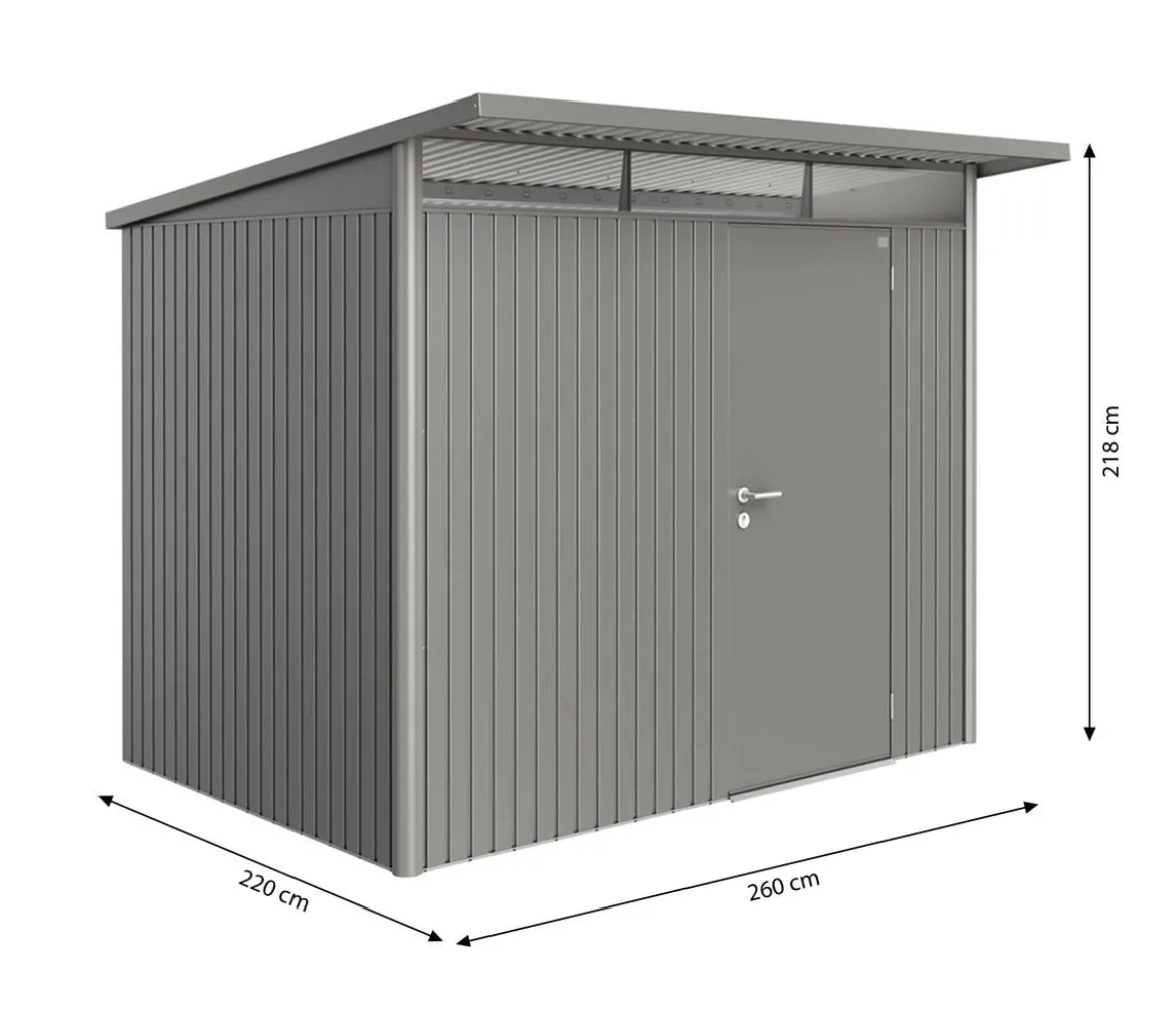 Biohort Gerätehaus AvantGarde® A5, ca. B260/H218/T220 cm