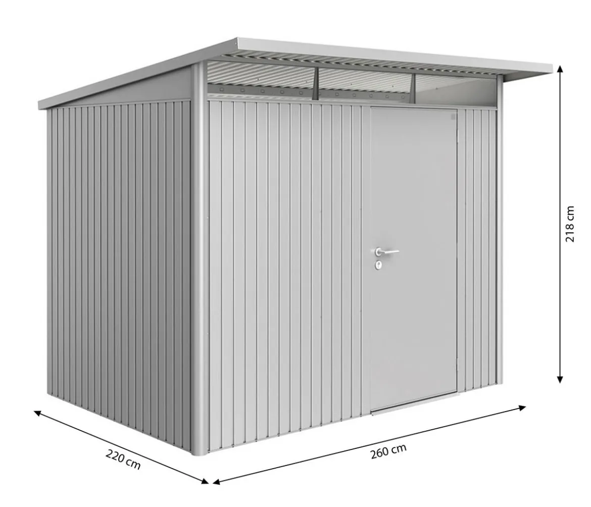Biohort Gerätehaus AvantGarde® A5, ca. B260/H218/T220 cm