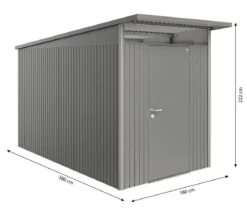 Biohort Gerätehaus AvantGarde® Gr. A4, ca. B180/H222/T380 cm