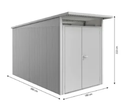 Biohort Gerätehaus AvantGarde® Gr. A4, ca. B180/H222/T380 cm