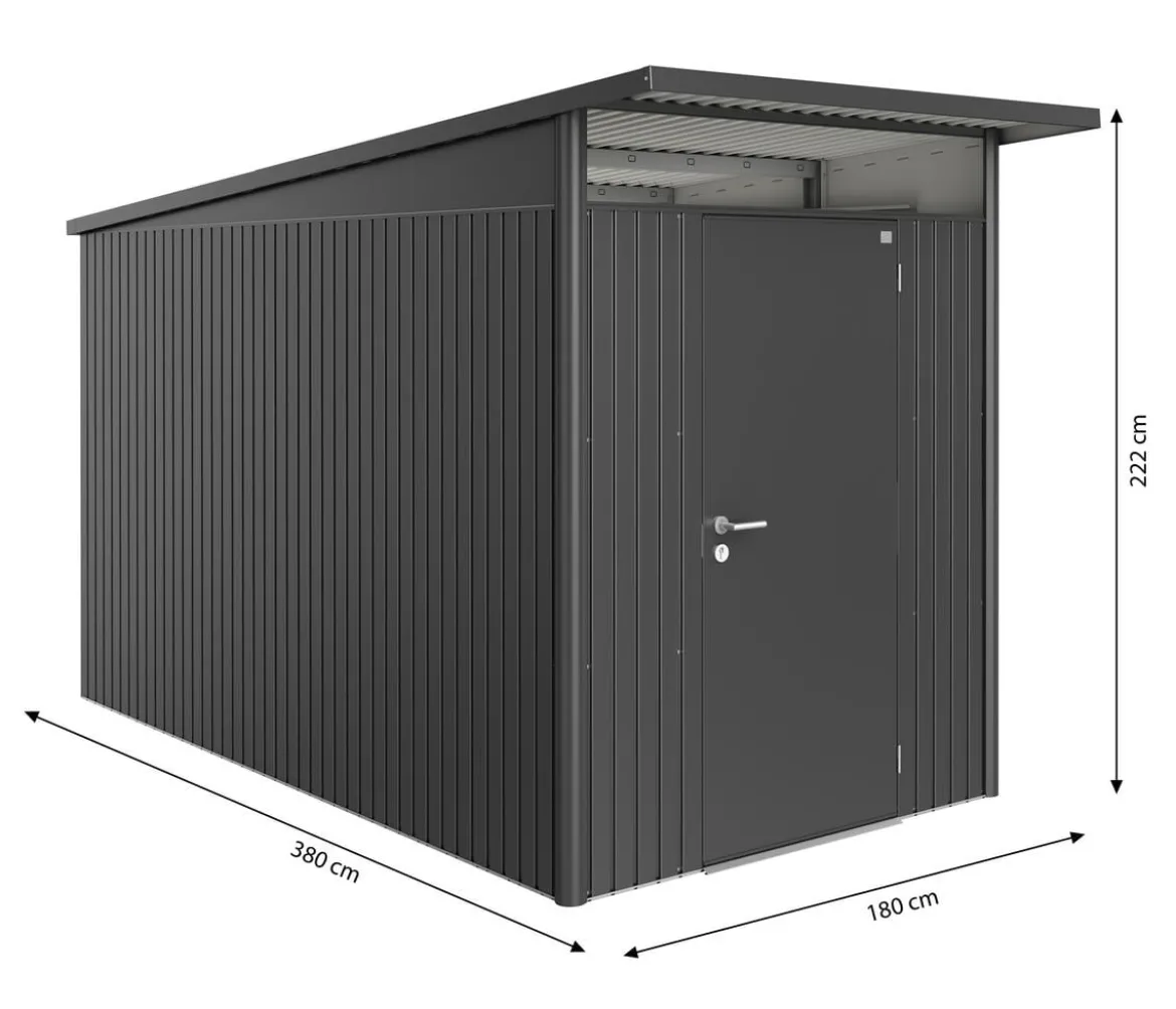 Biohort Gerätehaus AvantGarde® Gr. A4, ca. B180/H222/T380 cm