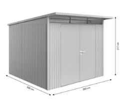 Biohort Gerätehaus AvantGarde® A7, ca. B260/H217/T300 cm