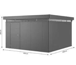 Biohort Gerätehaus CasaNova® 4 x 4, ca. B428/H250/T428 cm