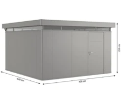 Biohort Gerätehaus CasaNova® 4 x 4, ca. B428/H250/T428 cm