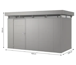 Biohort Gerätehaus CasaNova® 4 x 2, ca. B428/H250/T228 cm