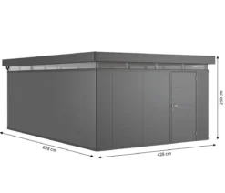 Biohort Gerätehaus CasaNova® 4 x 6, ca. B428/H250/T628 cm
