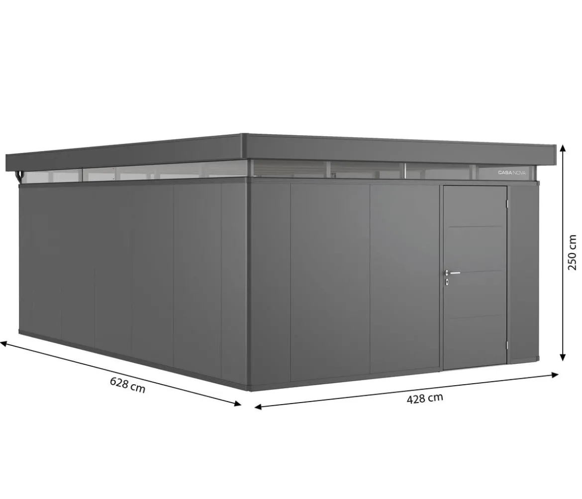 Biohort Gerätehaus CasaNova® 4 x 6, ca. B428/H250/T628 cm