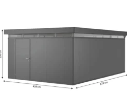 Biohort Gerätehaus CasaNova® 4 x 6, ca. B428/H250/T628 cm